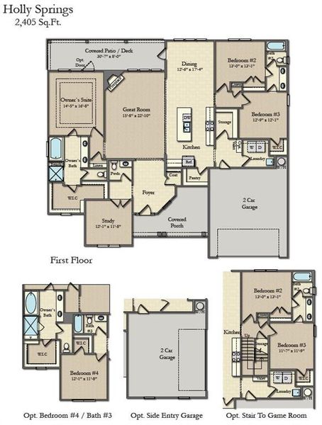 2D floor plan layout of this home in Bradley Gin, Monroe, GA (Image 4).