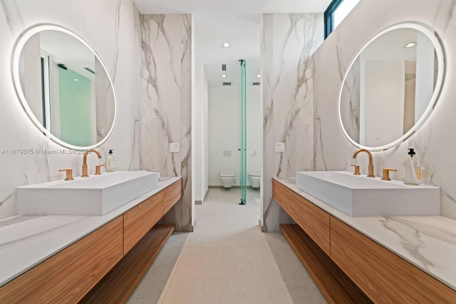 Furnished interior view inside a new home in , Miami Shores (Image 9).