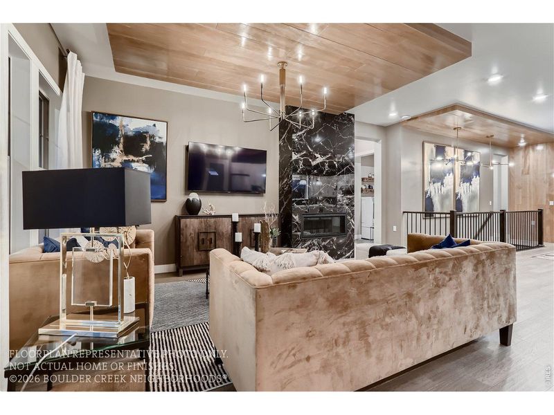 Furnished interior view inside a new home in , Broomfield (Image 17).