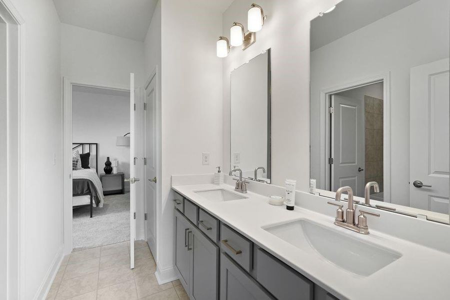 Furnished interior view inside a new home in Auburn Glen, Dacula (Image 34).