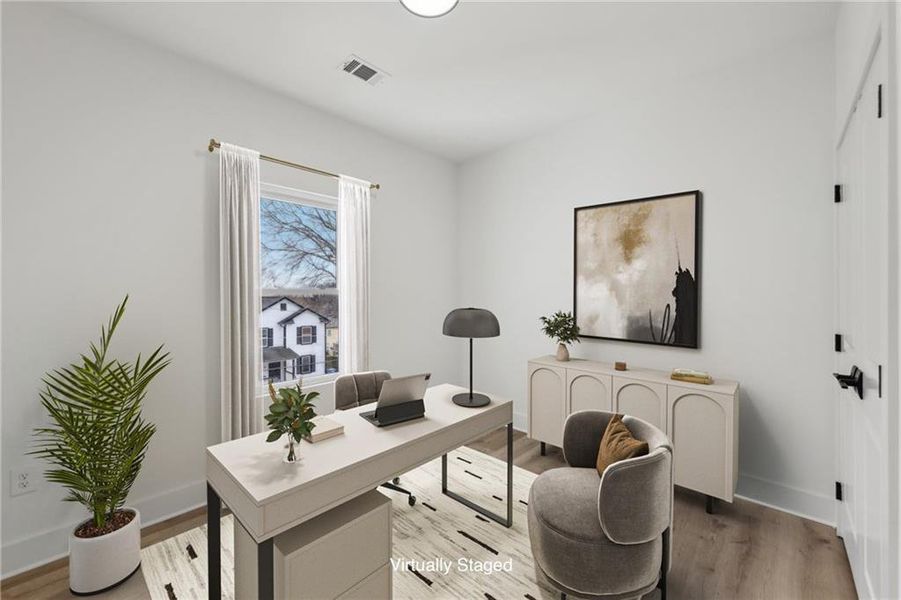 Furnished interior view inside a new home in , Atlanta (Image 5).