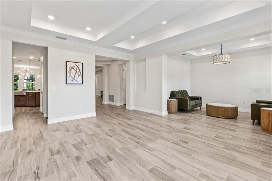 Spacious, unfurnished interior of a new home in Windchase at Halifax Plantation, Ormond Beach (Image 20). Spacious, unfurnished interior of a new home in Windchase at Halifax Plantation, Ormond Beach (Image 20).