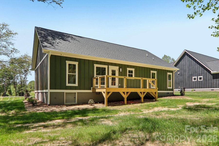 Exterior details and patio area of a home in , Hendersonville (Image 4).