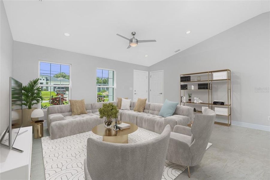 Furnished interior view inside a new home in , North Port (Image 6).