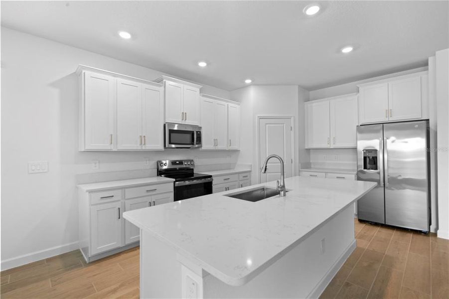 Furnished interior view inside a new home in , San Antonio (Image 8). Furnished interior view inside a new home in , San Antonio (Image 8).