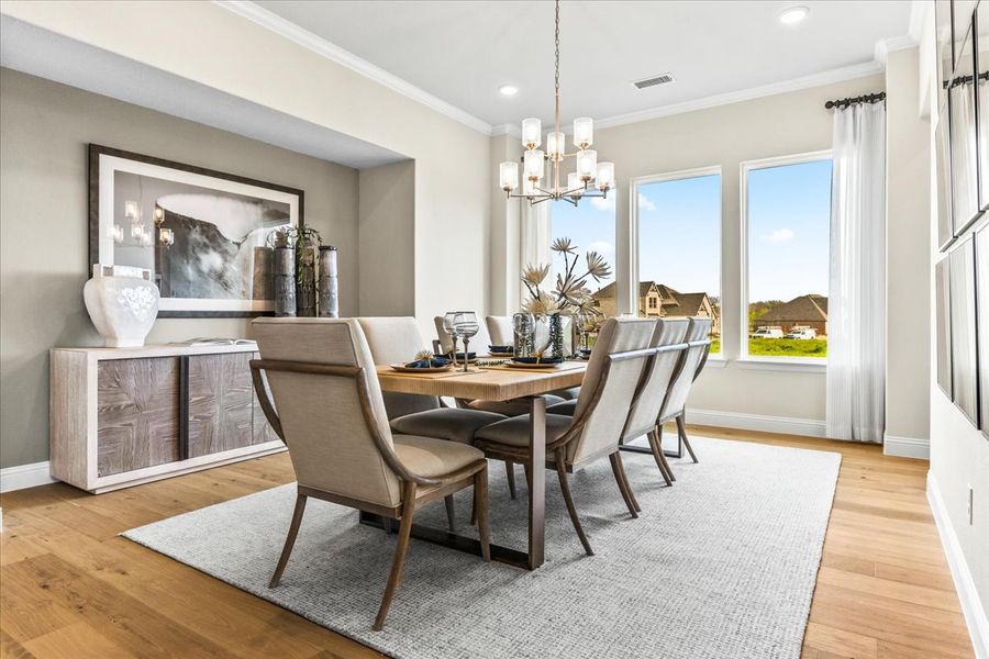 Furnished interior view inside a new home in Nelson Lake, Rockwall (Image 16).
