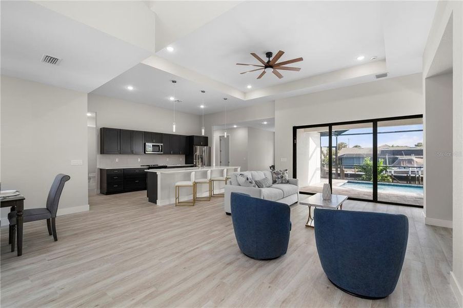 Furnished interior view inside a new home in , Punta Gorda (Image 13).