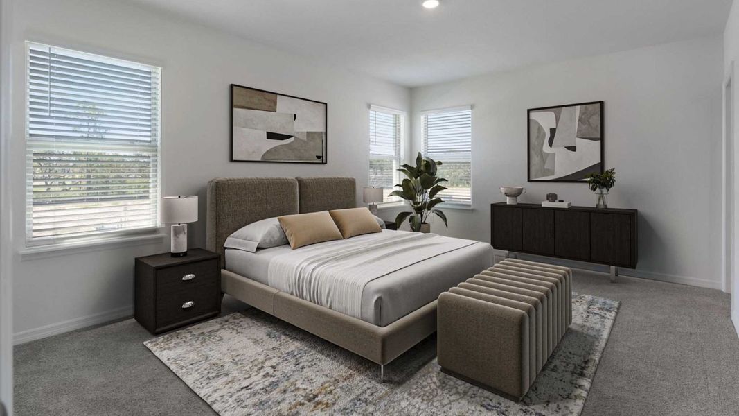 Furnished interior view inside a new home in Waterleigh, Winter Garden (Image 13).