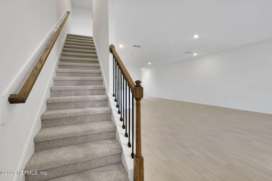 Spacious, unfurnished interior of a new home in Cherry Elm at SilverLeaf, St. Augustine (Image 35).