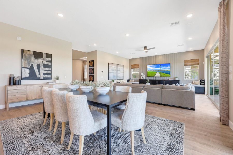 Representative furnished interior of a home built from the Mahogany by Mattamy Homes in Landmarke, Queen Creek (Image 32).