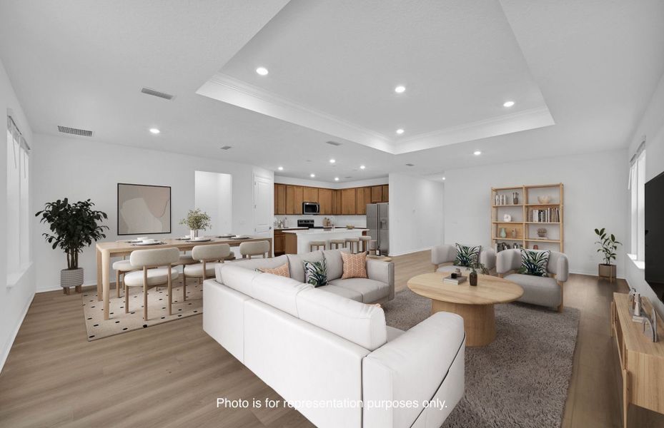 Furnished interior view inside a new home in Hyland Trail, Green Cove Springs (Image 14).