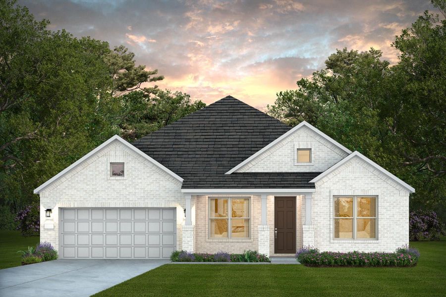 Representative exterior photo of a completed home built from the Azle by Pulte Homes in Corley Farms, Boerne, TX (Image 15).