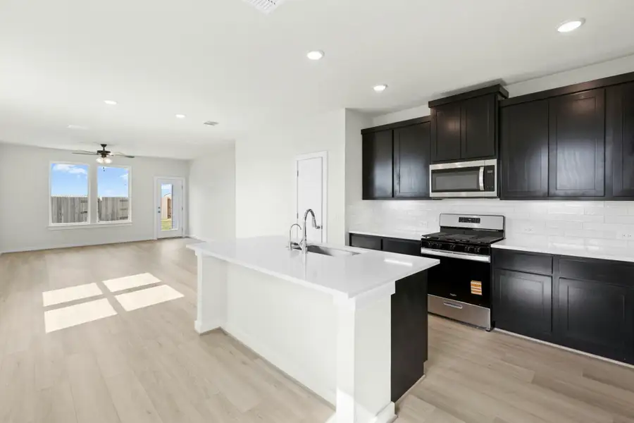 Furnished interior view inside a new home in Willowbrook, New Braunfels (Image 8). Furnished interior view inside a new home in Willowbrook, New Braunfels (Image 8).