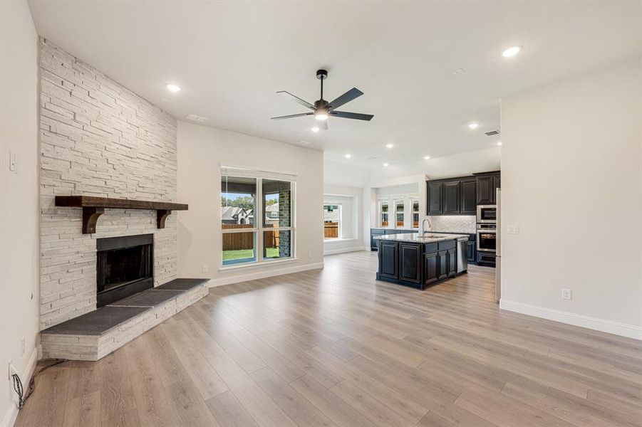 Furnished interior view inside a new home in Eagle Glen 50, Alvarado (Image 13). Furnished interior view inside a new home in Eagle Glen 50, Alvarado (Image 13).
