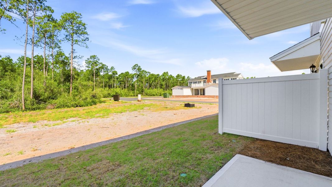 Exterior details and patio area of a home in Chateau Nemours, Port Saint Joe (Image 3).