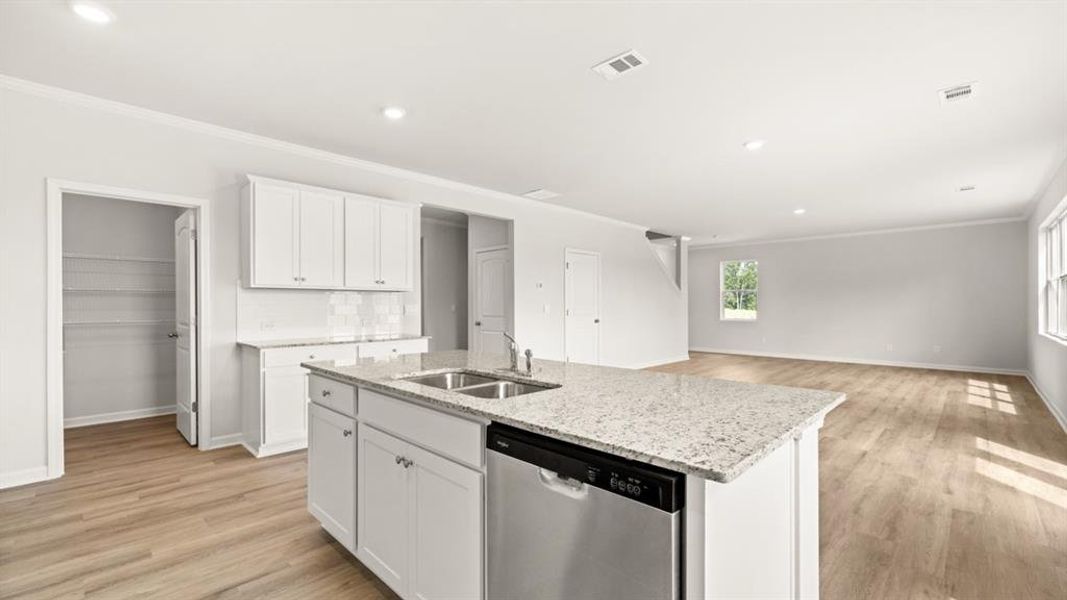 Furnished interior view inside a new home in Sheffield Highlands, Dallas (Image 4).