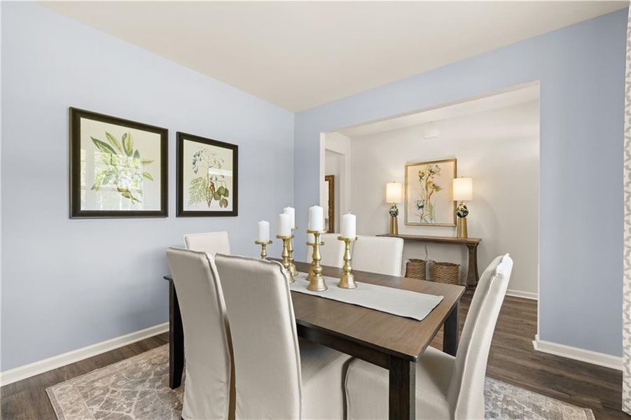 Furnished interior view inside a new home in Kingston Ranch at Lake Oconee, Buckhead (Image 34).