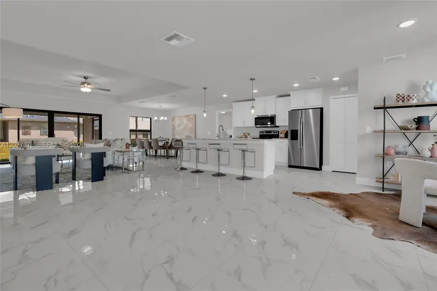 Furnished interior view inside a new home in , Lehigh Acres (Image 15).