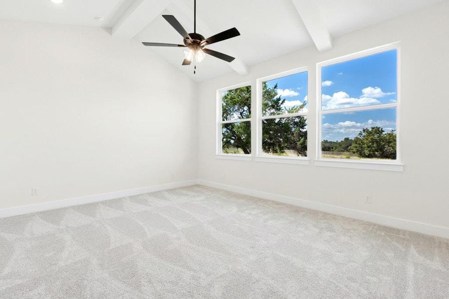 Spacious, unfurnished interior of a new home in Leander Estates, Leander (Image 28). Spacious, unfurnished interior of a new home in Leander Estates, Leander (Image 28).