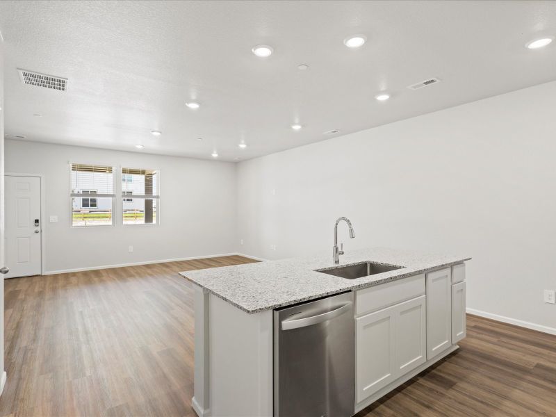 Furnished interior view inside a new home in Poudre Heights: The Meadow Collection, Windsor (Image 4).