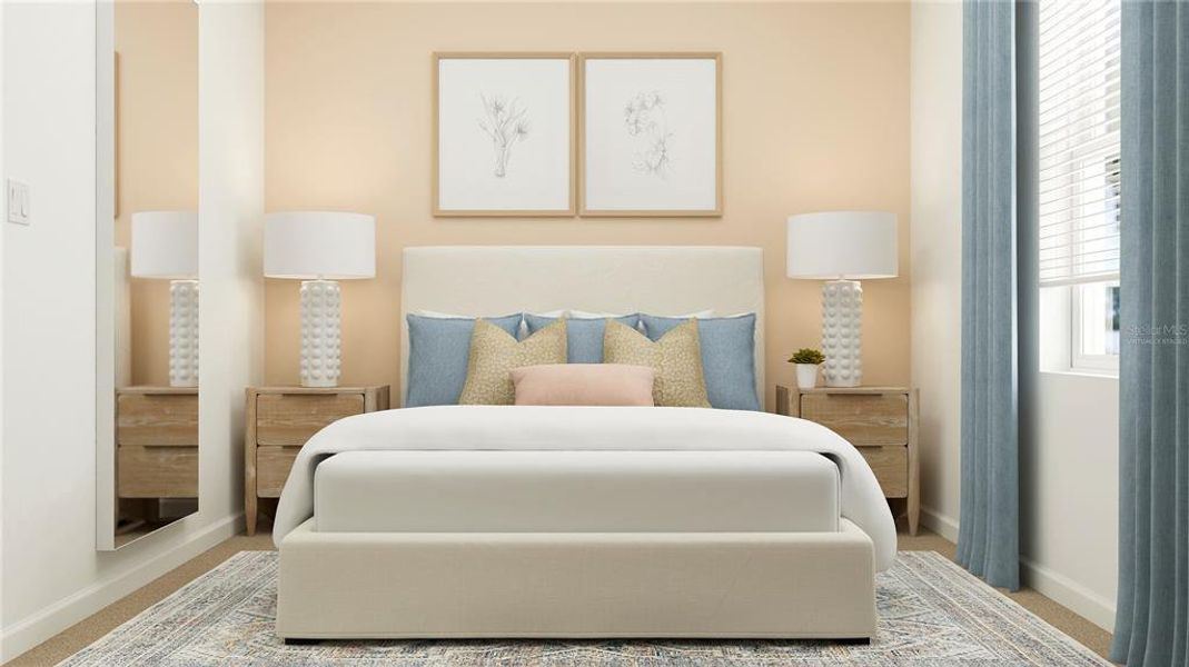 Furnished interior view inside a new home in , Kissimmee (Image 4). Furnished interior view inside a new home in , Kissimmee (Image 4).