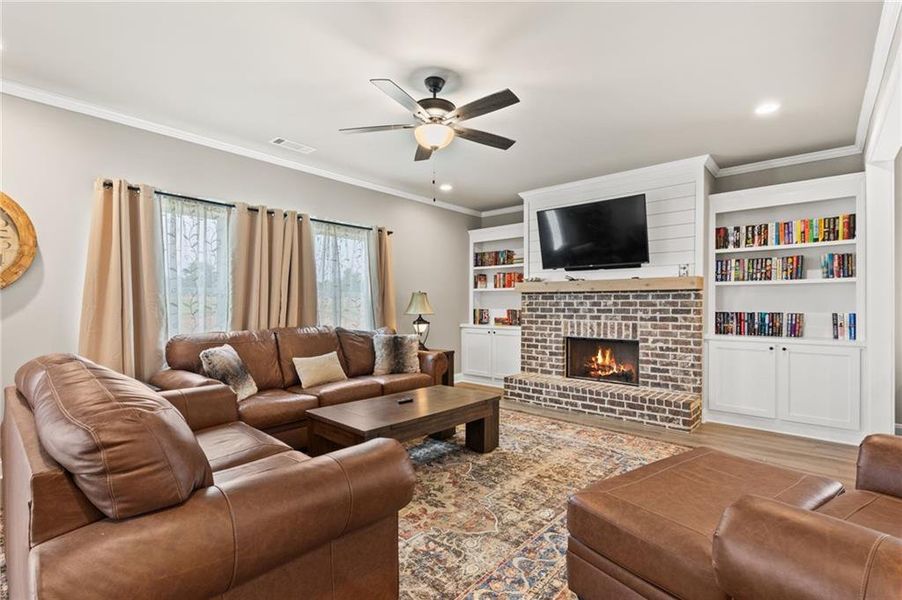 Furnished interior view inside a new home in , Covington (Image 38). Furnished interior view inside a new home in , Covington (Image 38).