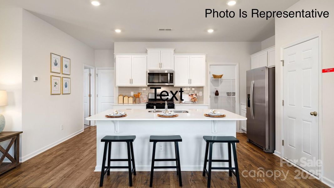 Furnished interior view inside a new home in Wallace Springs, Statesville (Image 6).