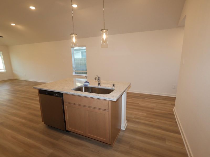 Furnished interior view inside a new home in Pinewood at Grand Texas, New Caney (Image 8).