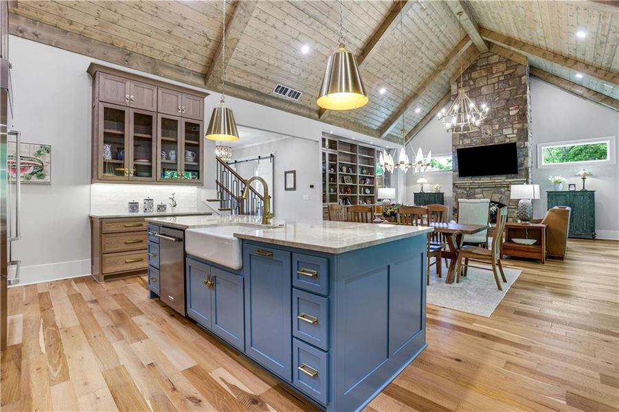 Furnished interior view inside a new home in , Dahlonega (Image 12).