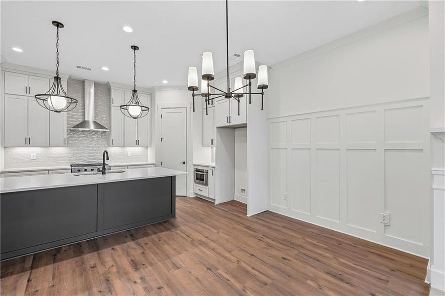 Furnished interior view inside a new home in Devin's Shire - A Kennesaw Tradition, Kennesaw (Image 5).