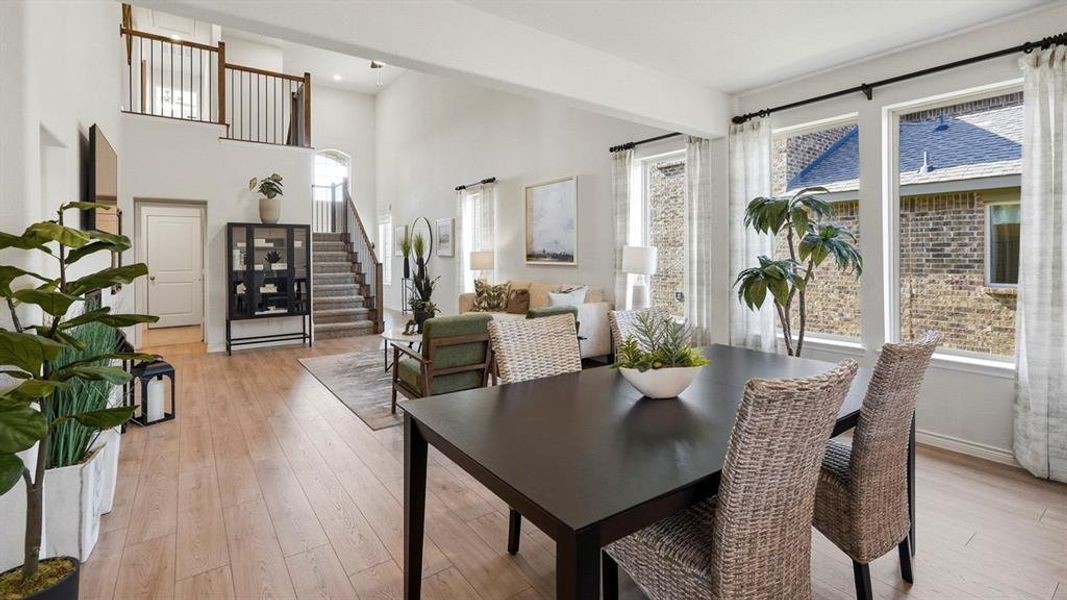 Furnished interior view inside a new home in Bel Air Village, Sherman (Image 26). Furnished interior view inside a new home in Bel Air Village, Sherman (Image 26).