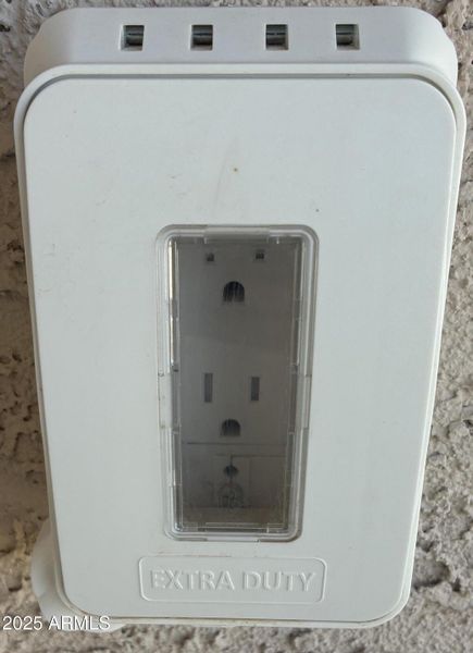 EXTERIOR OUTLETS PROTECTED FM ELEMENTS
