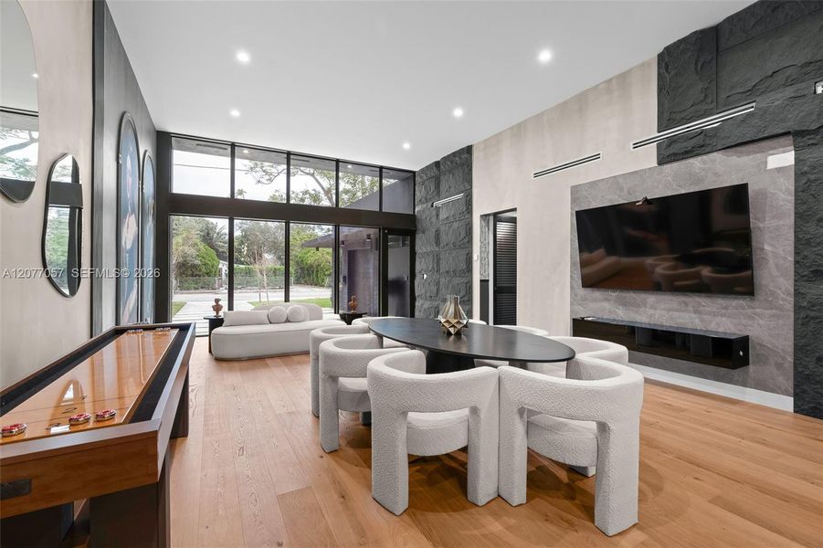 Furnished interior view inside a new home in , Miami (Image 8). Furnished interior view inside a new home in , Miami (Image 8).