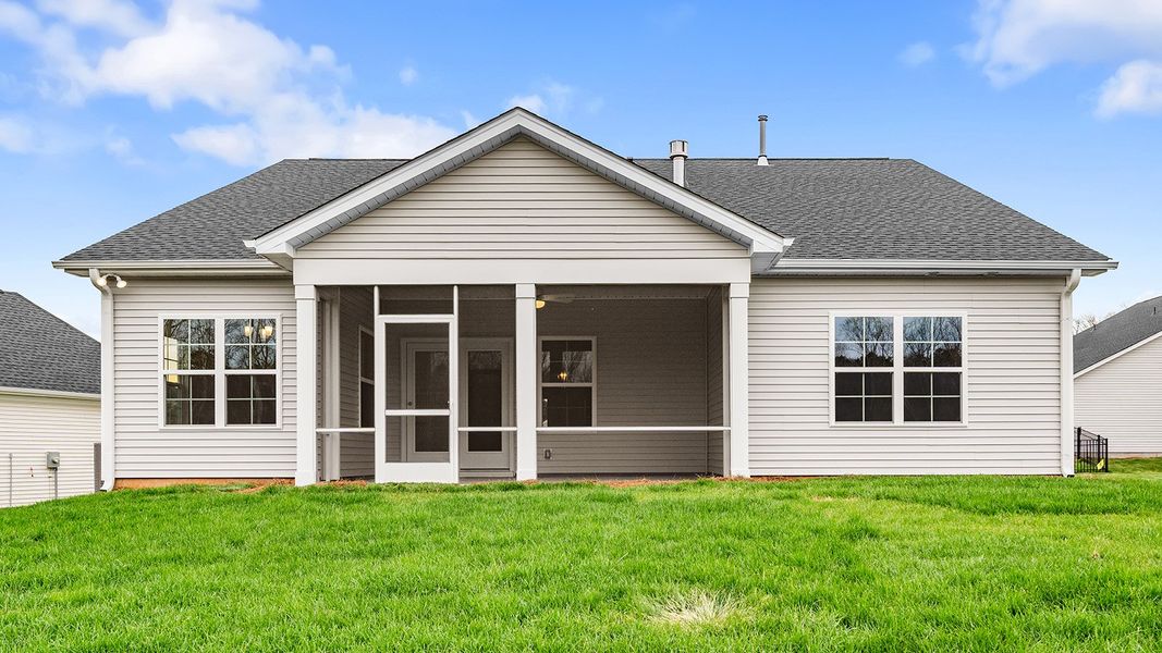 Exterior details and patio area of a home in Brayden, Advance (Image 17).