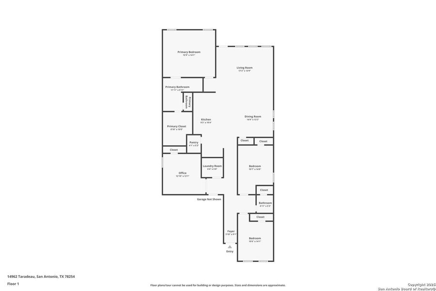 2D floor plan layout of this home in Waterwheel: Coastline Collection, San Antonio, TX (Image 3).