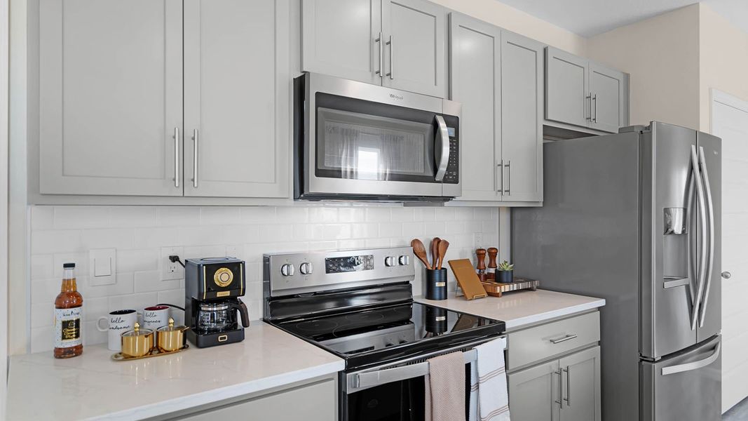 Furnished interior view inside a new home in Harmony at Lake Eloise, Winter Haven (Image 10).