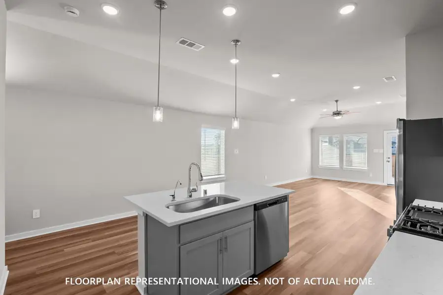 Furnished interior view inside a new home in Ambrose, La Marque (Image 6).