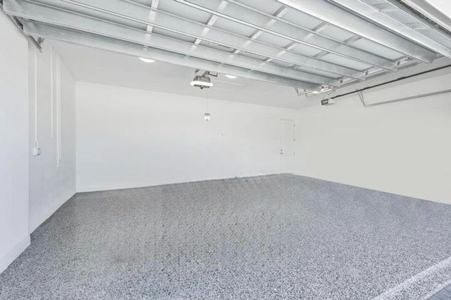 Garage Floor with Epoxy Floor