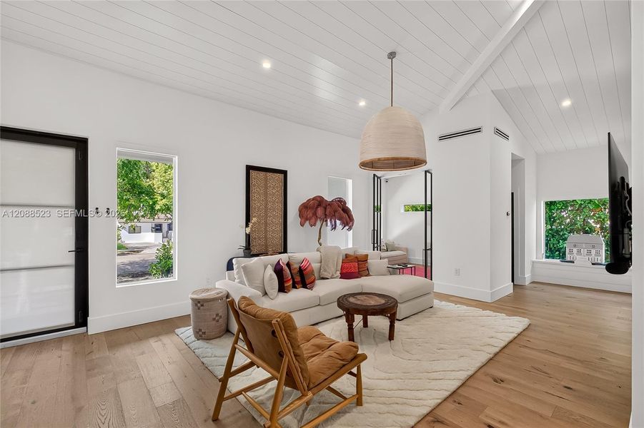 Furnished interior view inside a new home in , Miami (Image 32).