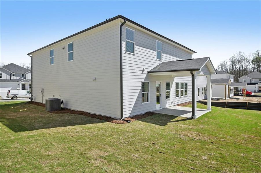 Exterior details and patio area of a home in , Braselton (Image 28).