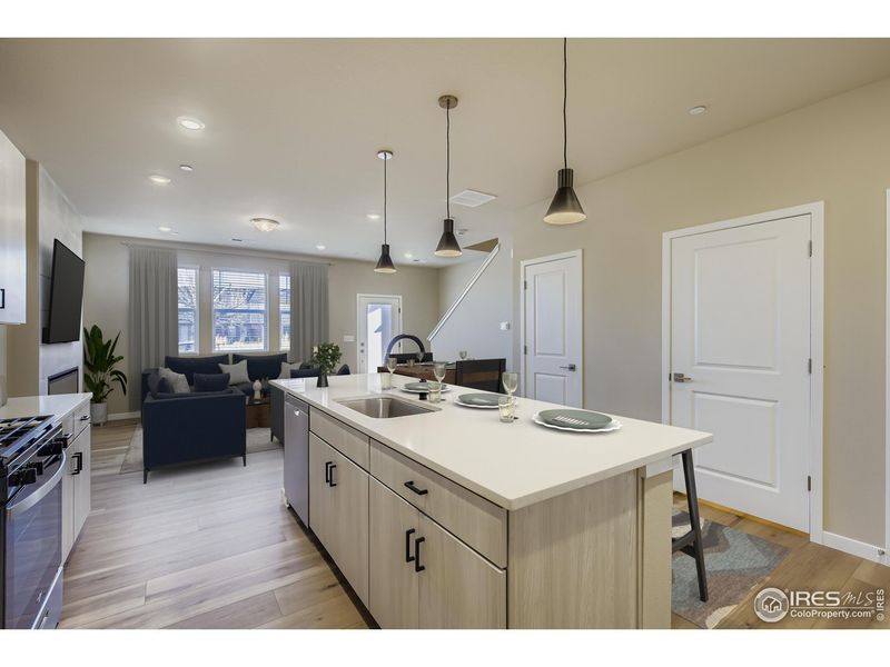 Furnished interior view inside a new home in Waterfield, Fort Collins (Image 8).