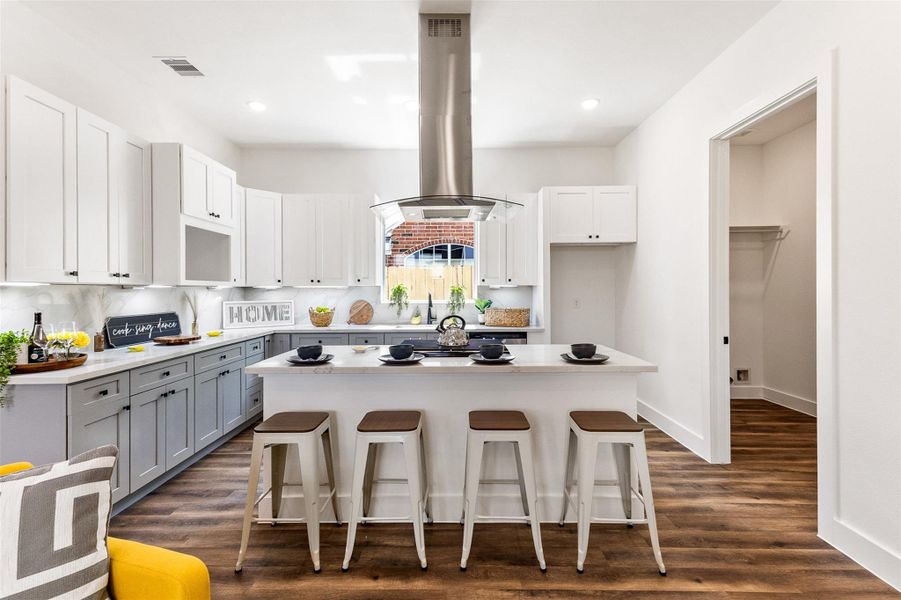 Furnished interior view inside a new home in , Spring (Image 18).