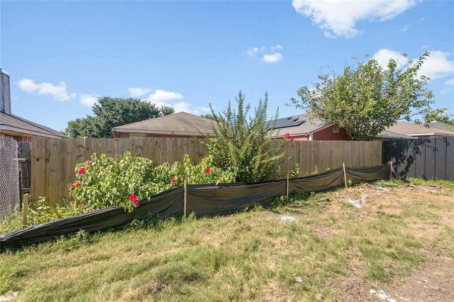 Exterior details and patio area of a home in , Dallas (Image 3). Exterior details and patio area of a home in , Dallas (Image 3).