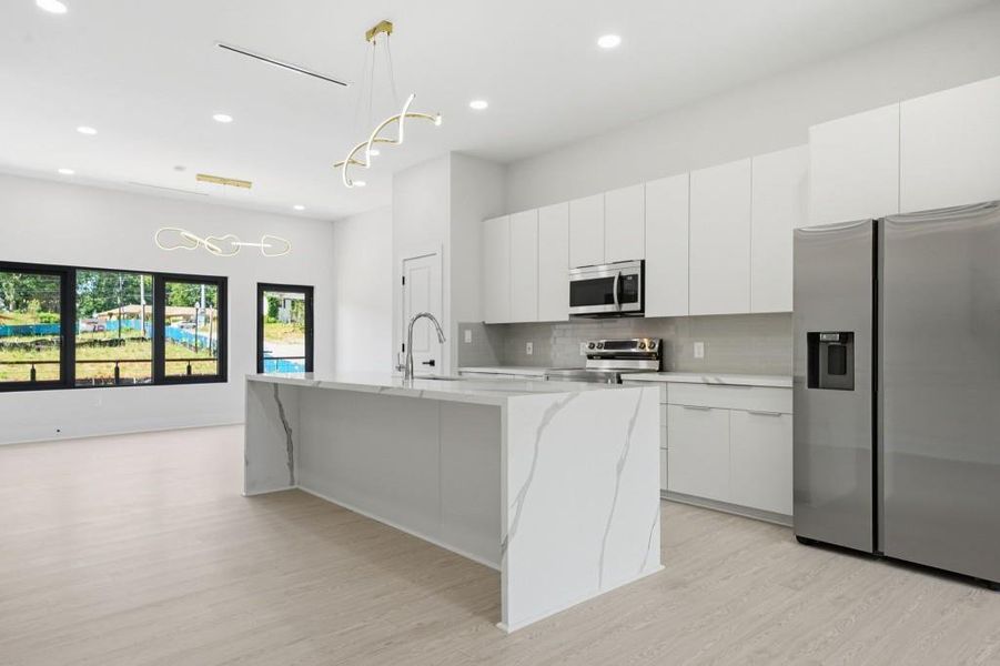 Furnished interior view inside a new home in , Decatur (Image 12).