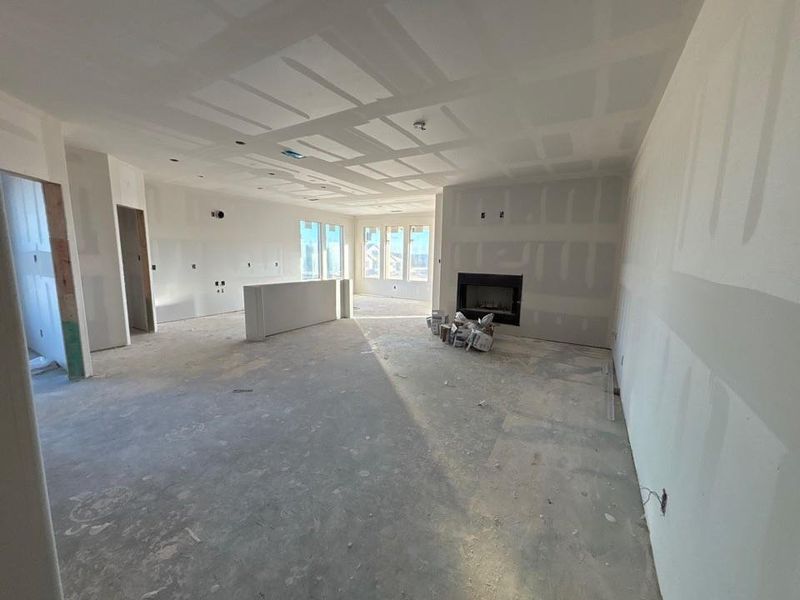 In-progress construction of a new home in Waterford Park, Weatherford, TX (Image 12).