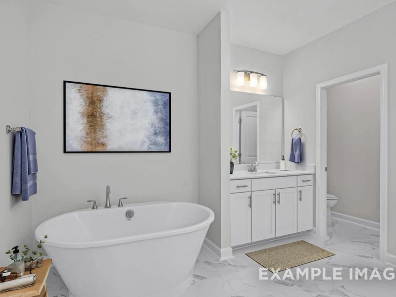Furnished interior view inside a new home in Ashland, New Hill (Image 5).