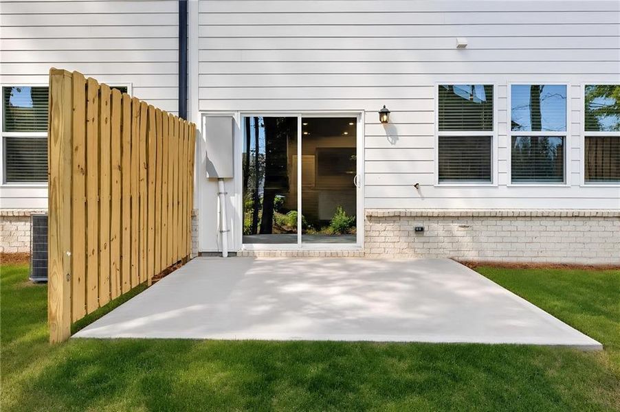 Exterior details and patio area of a home in , Lawrenceville (Image 3).