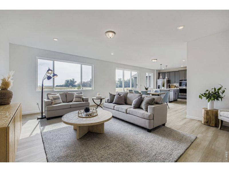 Furnished interior view inside a new home in Country Club Reserve, Fort Collins (Image 30).