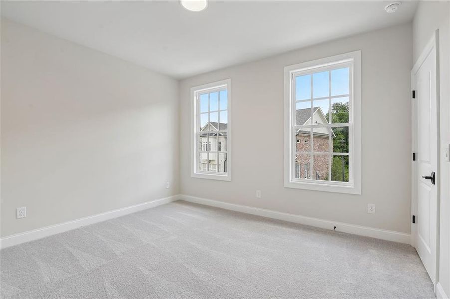 Spacious, unfurnished interior of a new home in Waterside, Peachtree Corners (Image 37). Spacious, unfurnished interior of a new home in Waterside, Peachtree Corners (Image 37).