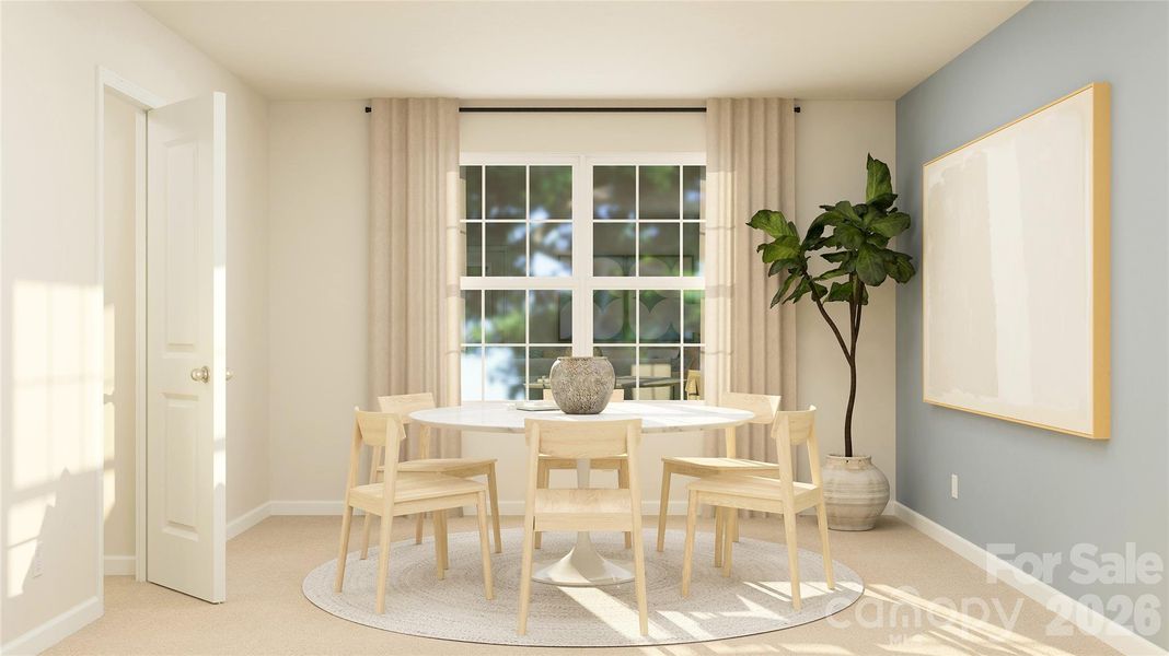 Furnished interior view inside a new home in Redhawk, Belmont (Image 9).